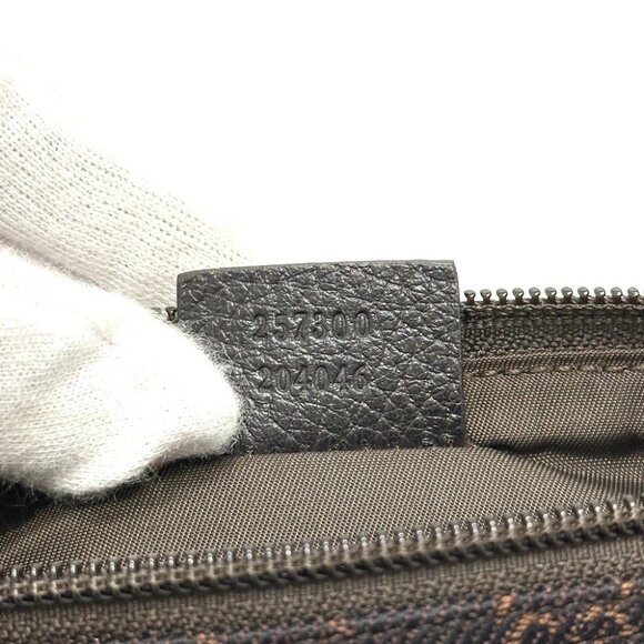 GUCCI 257300 GG pattern Shoulder bag Accessory pouch Canvas Brown - Picture 12 of 16